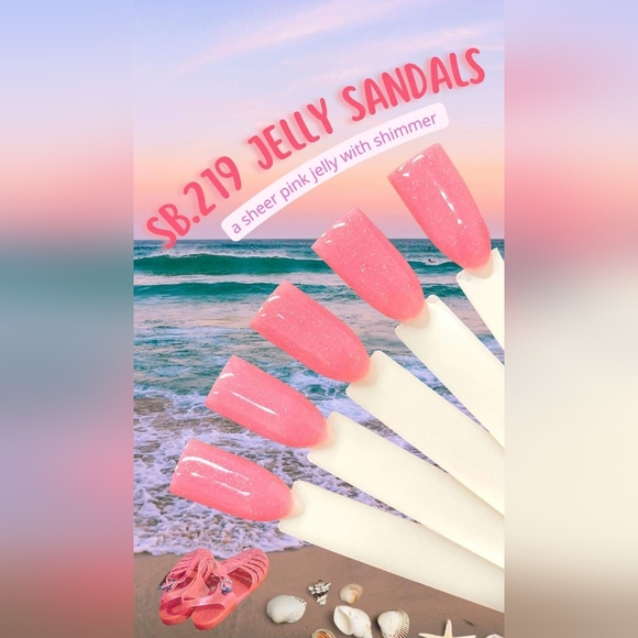 Sparkle & Co sb.219 Jelly Sandles Dip Powder Mini - Picture 1 of 3